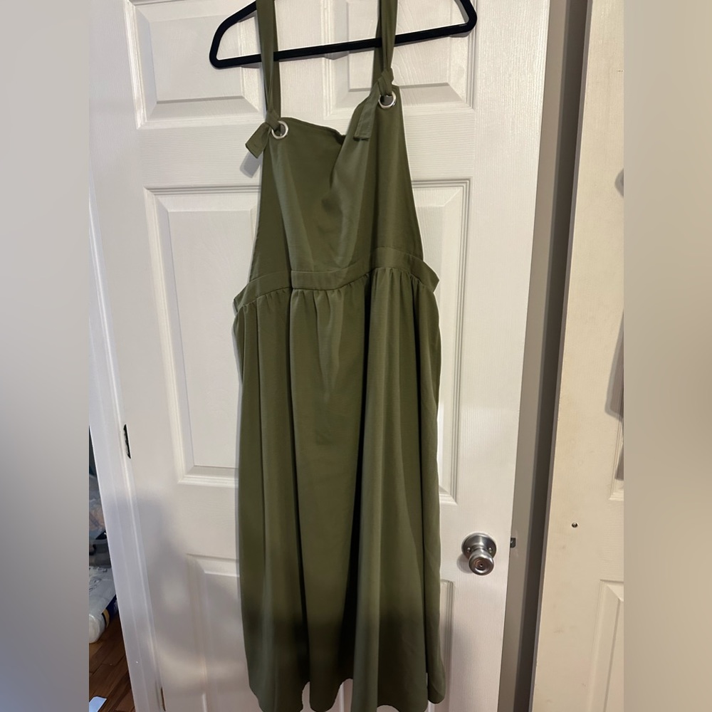 Army green dress